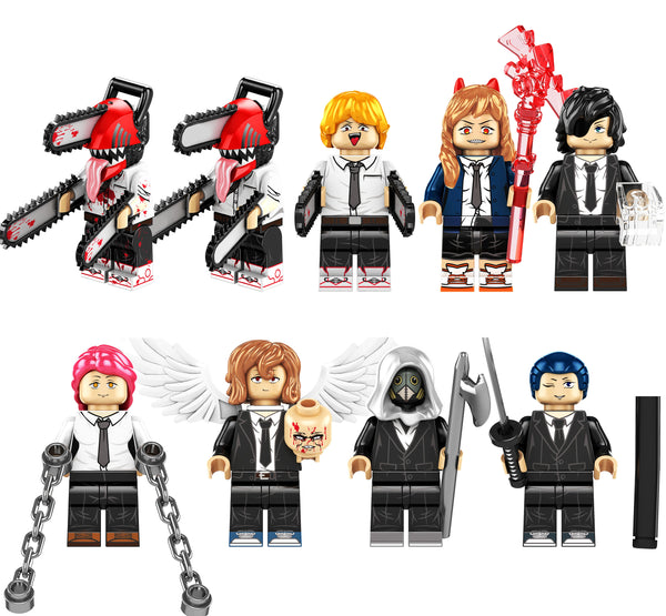 9 Piece Chainsaw Man Mini Fig Set