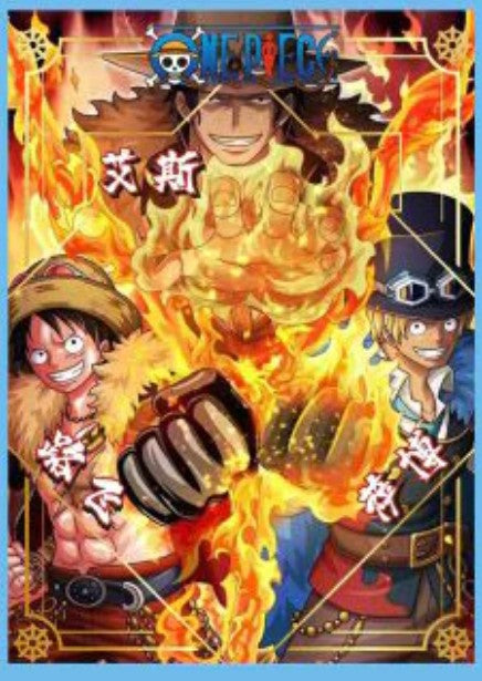 One Piece Anime Card Box HK-D-01 First Fist Ace - ThreadzRideShop